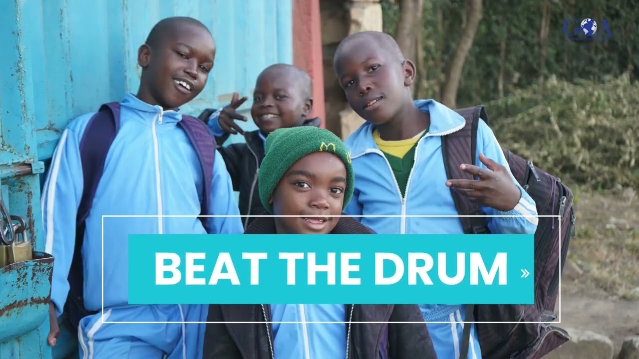 Beat The Drum Village children in Kenya