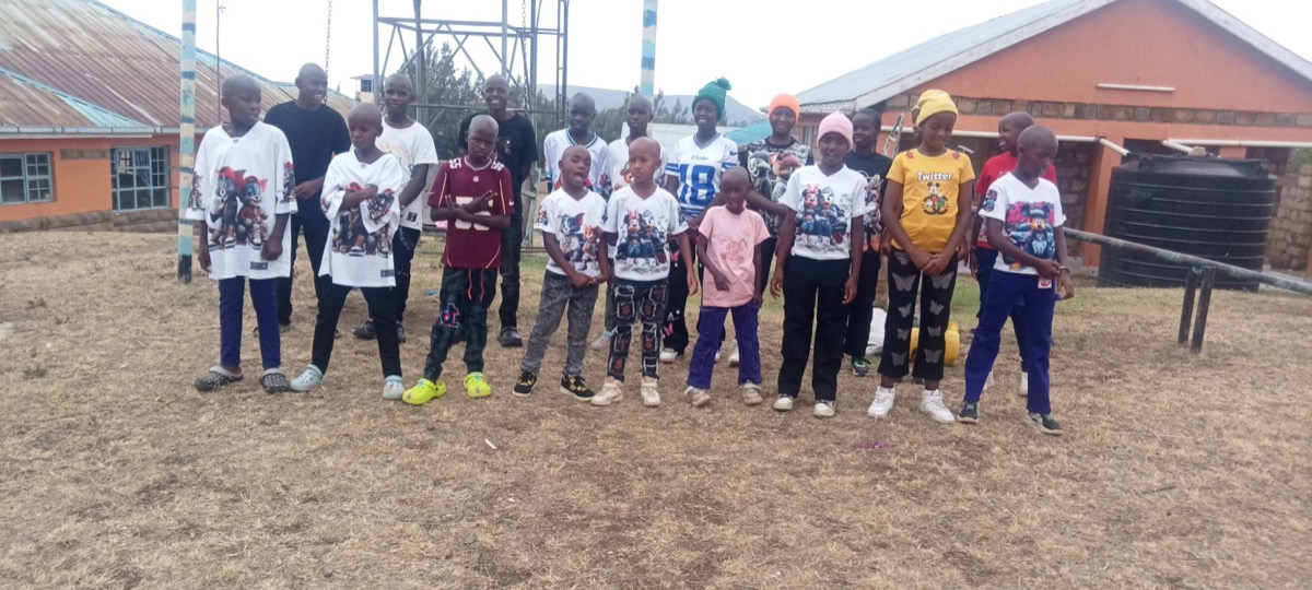 Children at Beat the Drum Village